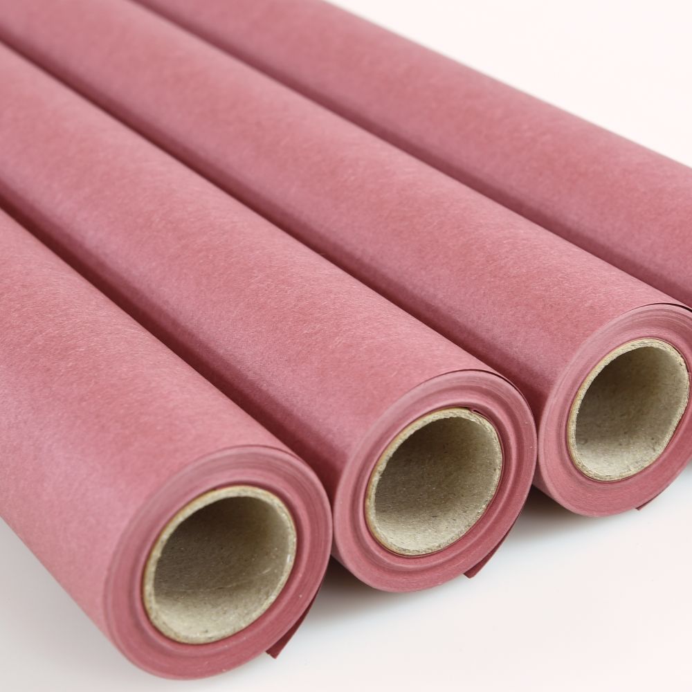 Colored Kraft Paper In Roll Solid Color Lt. Coral. 58cm x 8Yds